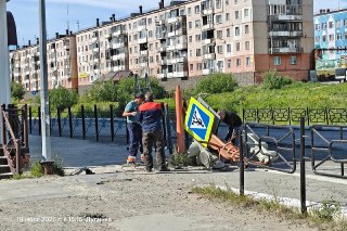 Обновление светофоров и знаков в Дудинке для повышения безопасности